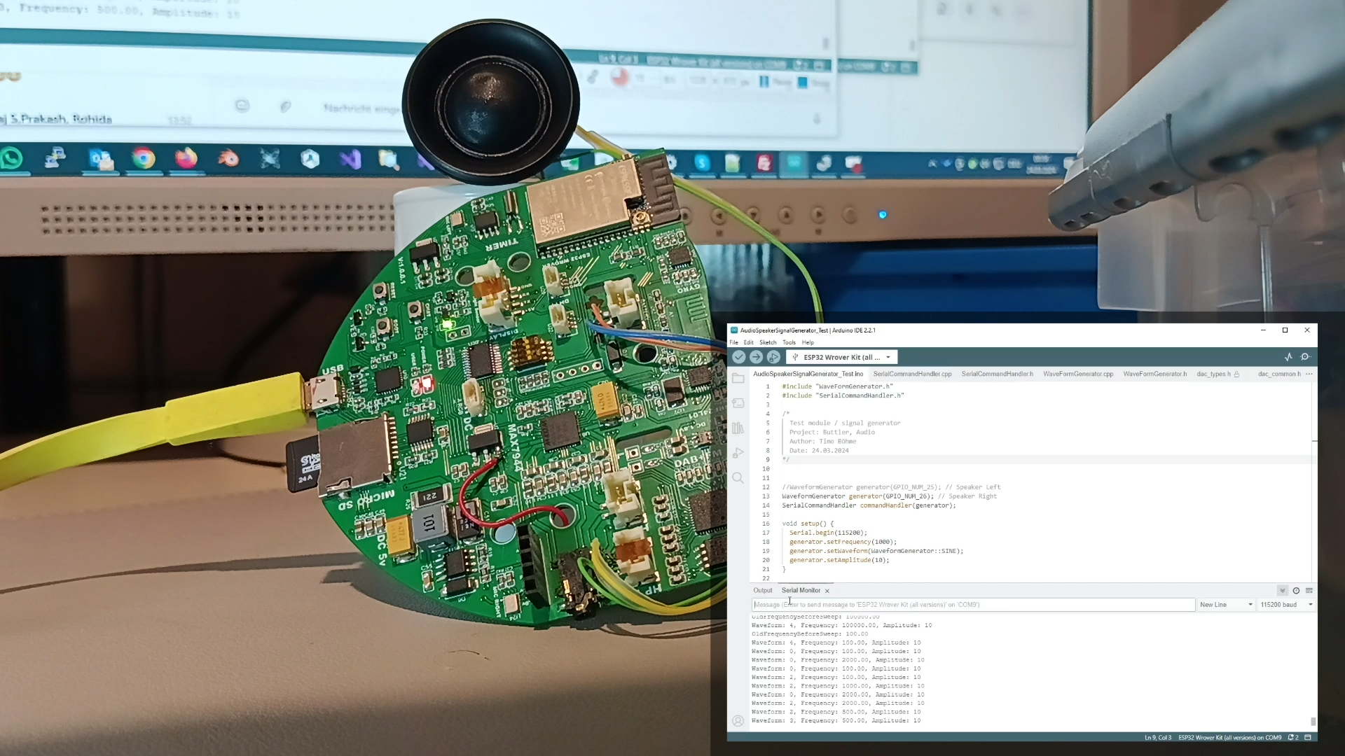 Audio Signal Generator Test