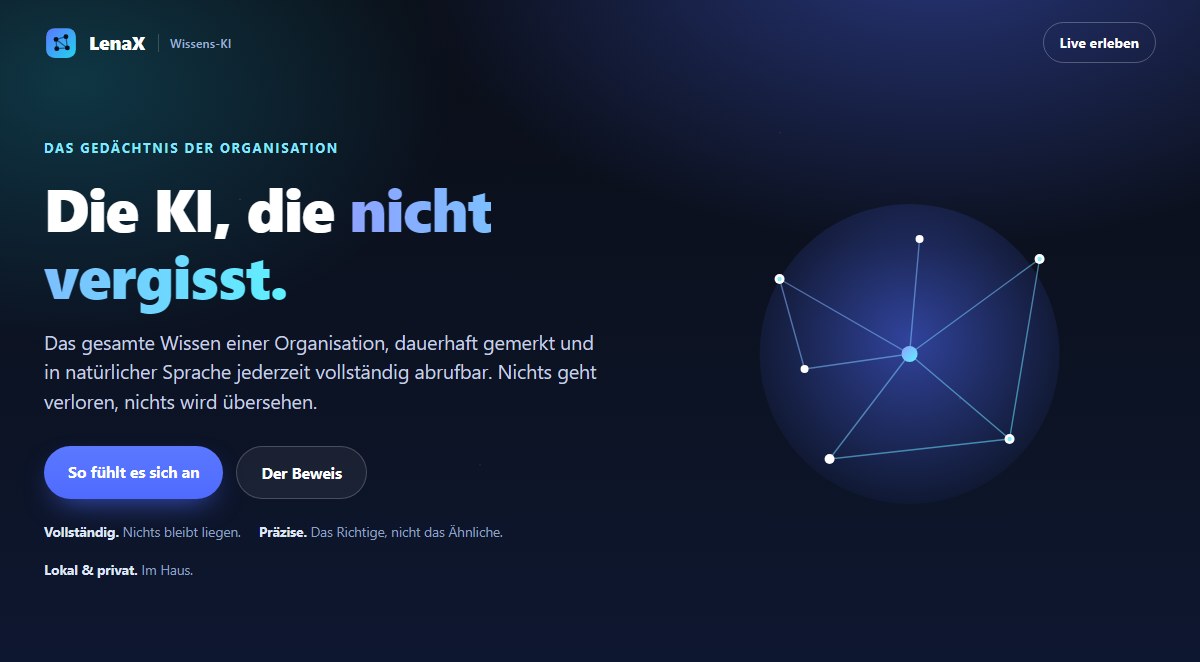 LenaX: die KI, die nicht vergisst